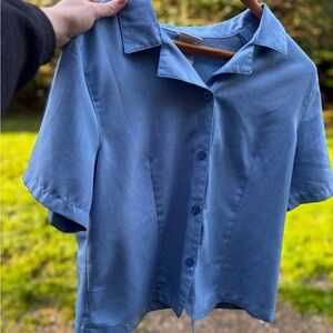 White Stag Light Blue Short Sleeve Shirt